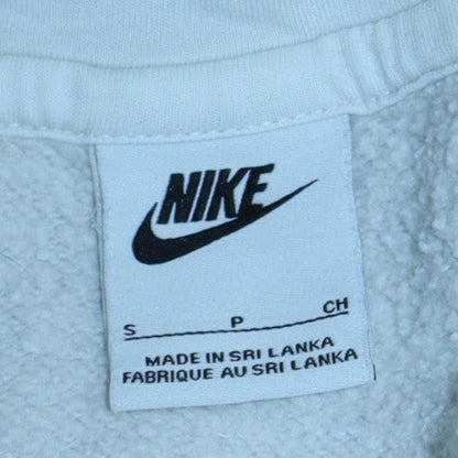 Mens UK Size S Nike White Pullover Hoodie