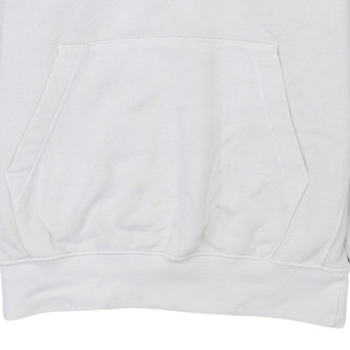 Mens UK Size S Nike White Pullover Hoodie
