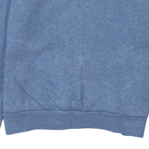 Womens UK Size S Adidas Blue Pullover Hoodie