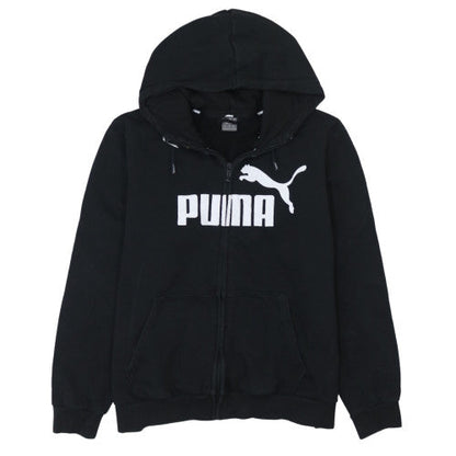 Mens UK Size XL Puma Black Full Zip Hoodie
