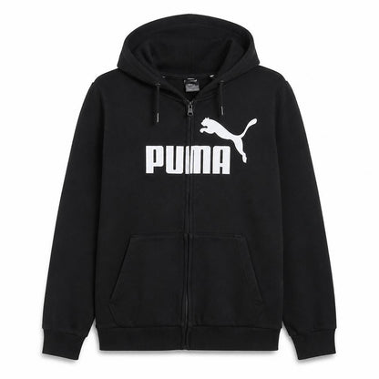 Mens UK Size XL Puma Black Full Zip Hoodie