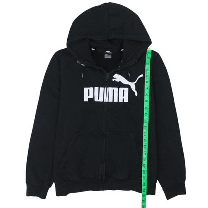 Mens UK Size XL Puma Black Full Zip Hoodie