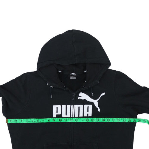 Mens UK Size XL Puma Black Full Zip Hoodie