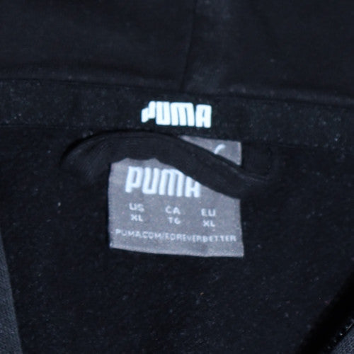 Mens UK Size XL Puma Black Full Zip Hoodie