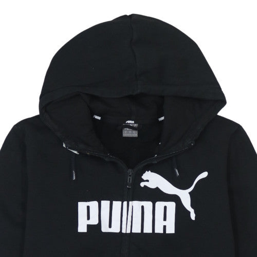 Mens UK Size XL Puma Black Full Zip Hoodie