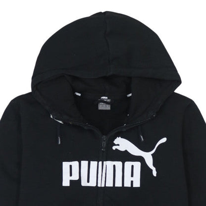 Mens UK Size XL Puma Black Full Zip Hoodie