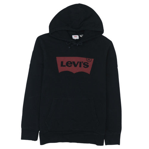 Mens UK Size M Levi's Black Pullover Hoodie