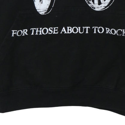 Mens UK Size S AC/DC Black Pullover Hoodie