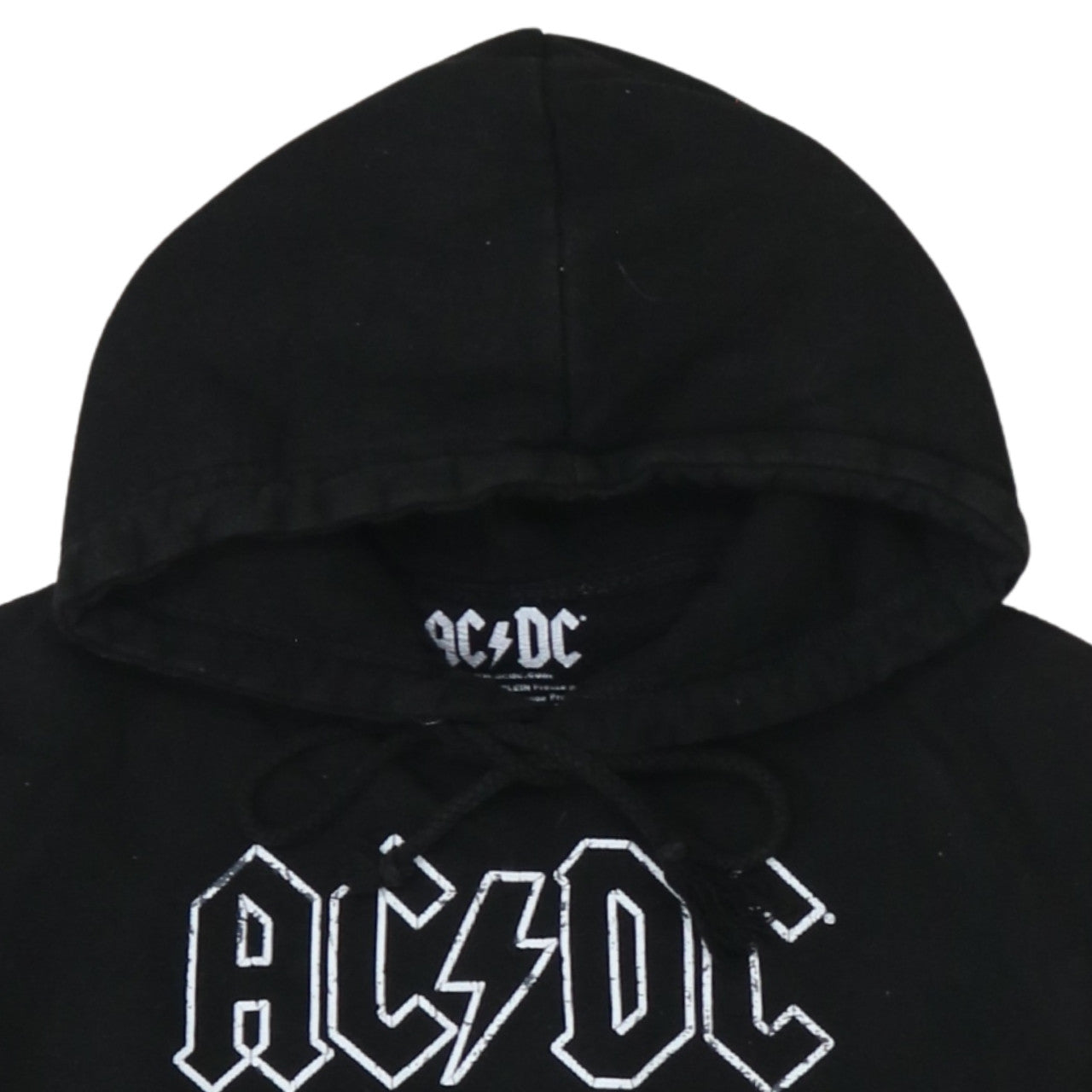 Mens UK Size S AC/DC Black Pullover Hoodie