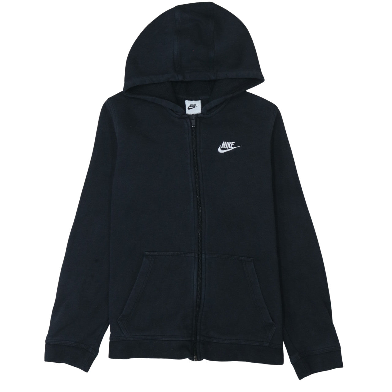 Teens UK Size XL Nike Black Full Zip Hoodie