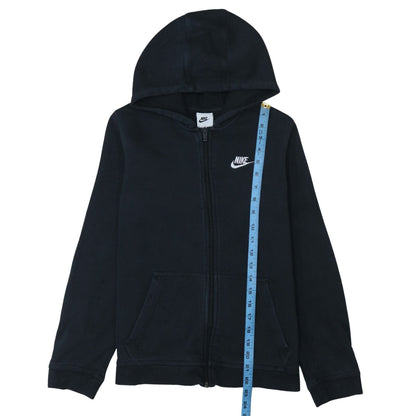 Teens UK Size XL Nike Black Full Zip Hoodie
