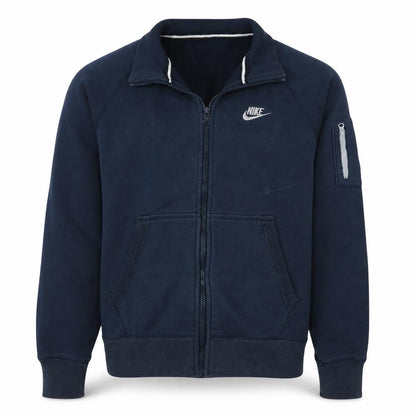 Mens UK Size M Nike Blue Full Zip Sweatshirt