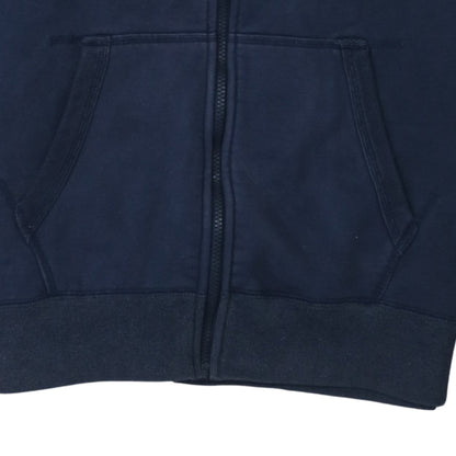 Mens UK Size M Nike Blue Full Zip Sweatshirt