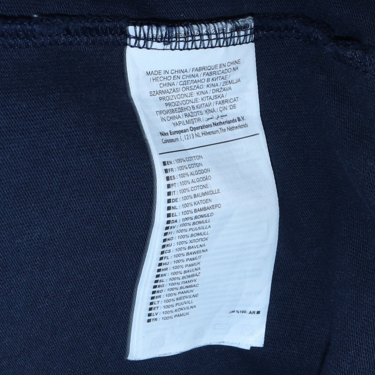 Mens UK Size M Nike Blue Pullover Sweatshirt