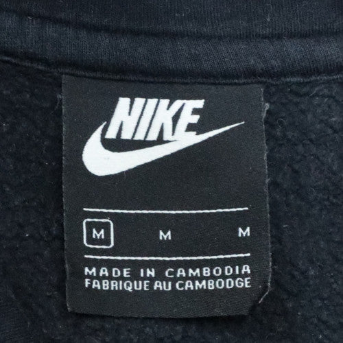 Mens UK Size M Nike Black Pullover Hoodie