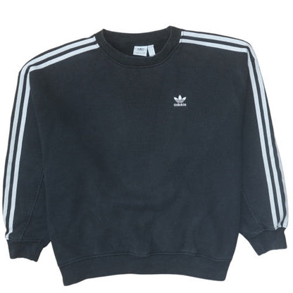 Womens UK Size 8 Adidas Black Pullover Sweatshirt