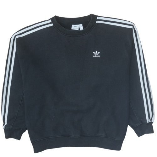 Womens UK Size 8 Adidas Black Pullover Sweatshirt