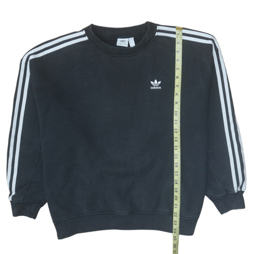 Womens UK Size 8 Adidas Black Pullover Sweatshirt