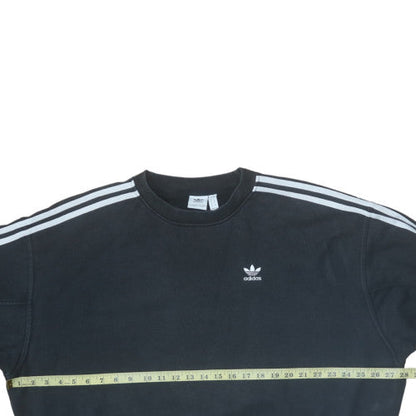 Womens UK Size 8 Adidas Black Pullover Sweatshirt