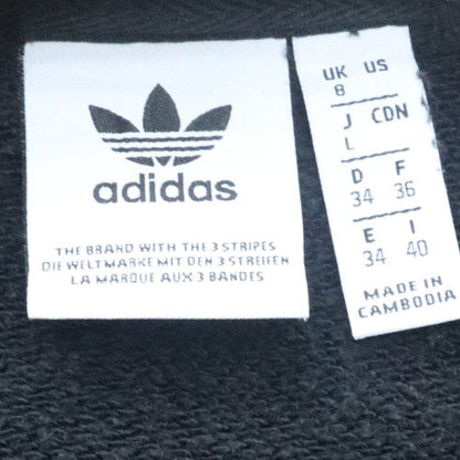 Womens UK Size 8 Adidas Black Pullover Sweatshirt
