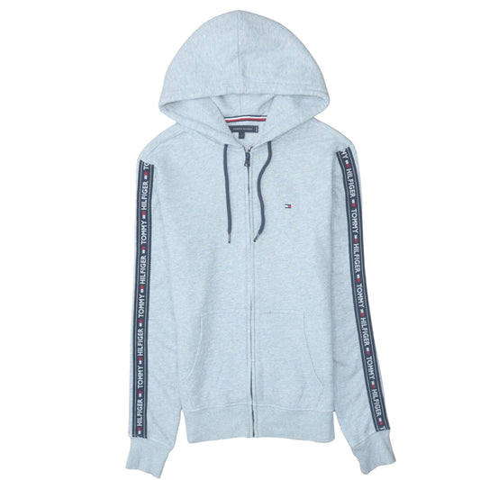 Mens UK Size S Tommy Hilfiger Grey Full Zip Hoodie