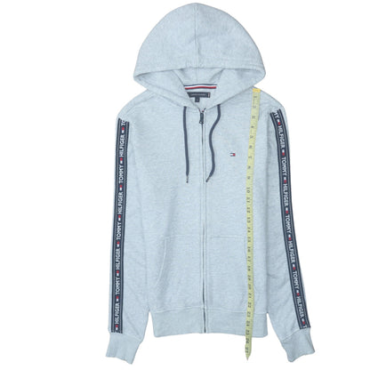 Mens UK Size S Tommy Hilfiger Grey Full Zip Hoodie