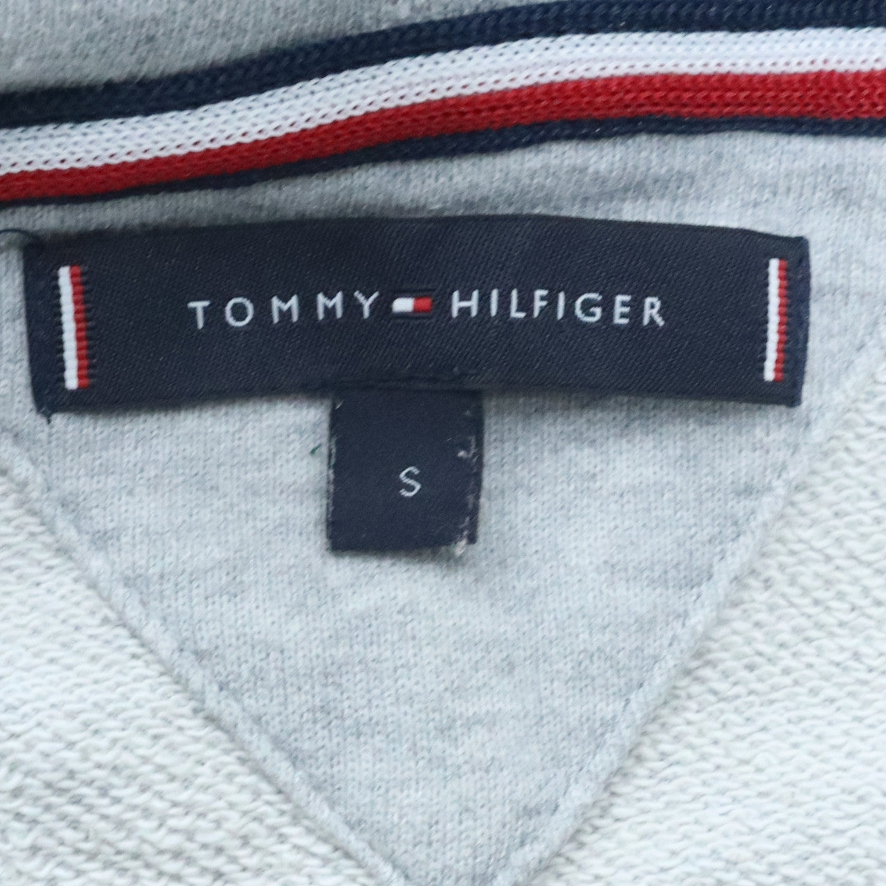 Mens UK Size S Tommy Hilfiger Grey Full Zip Hoodie