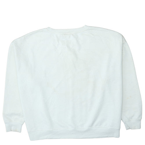 Womens UK Size XL Primark White Pullover Sweatshirt