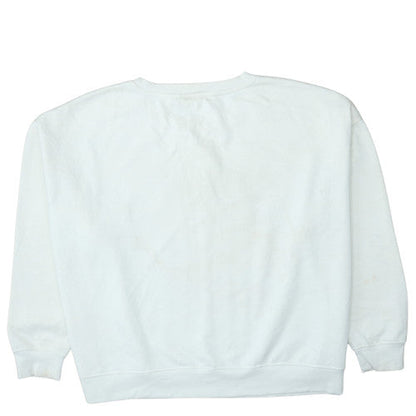 Womens UK Size XL Primark White Pullover Sweatshirt