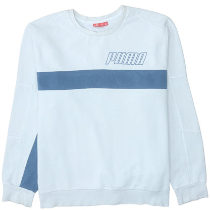 Mens UK Size 2XL Puma White Pullover Sweatshirt