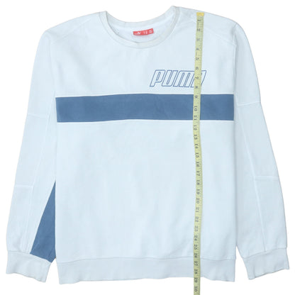 Mens UK Size 2XL Puma White Pullover Sweatshirt