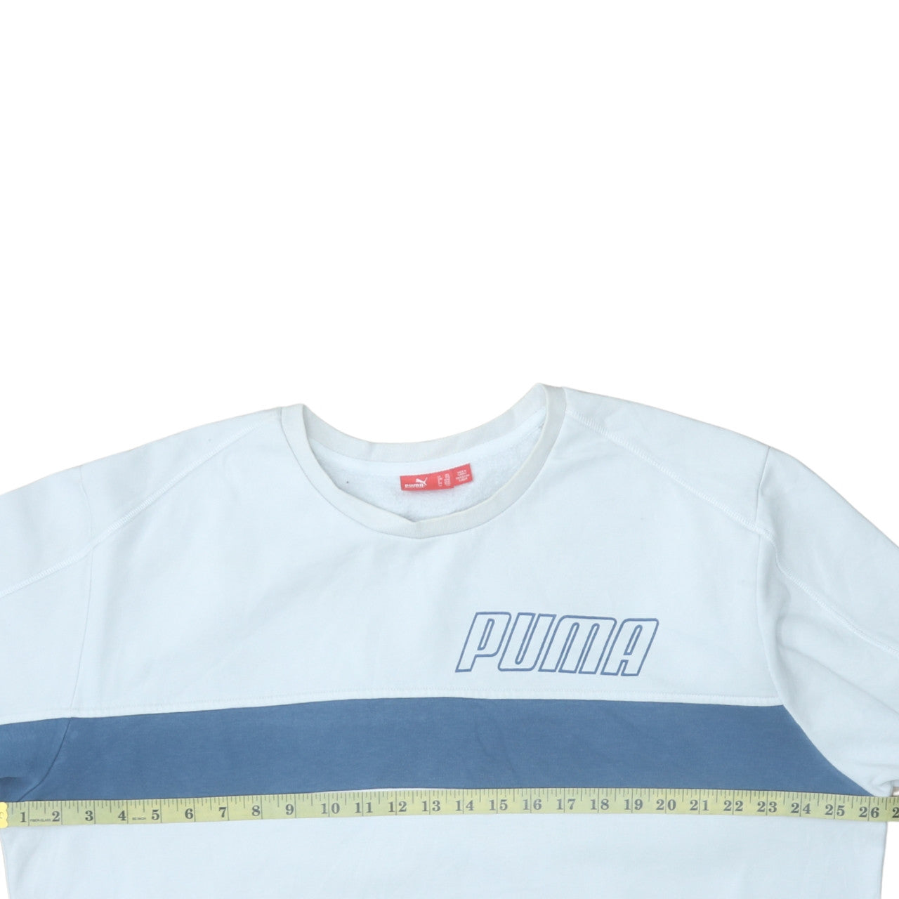 Mens UK Size 2XL Puma White Pullover Sweatshirt