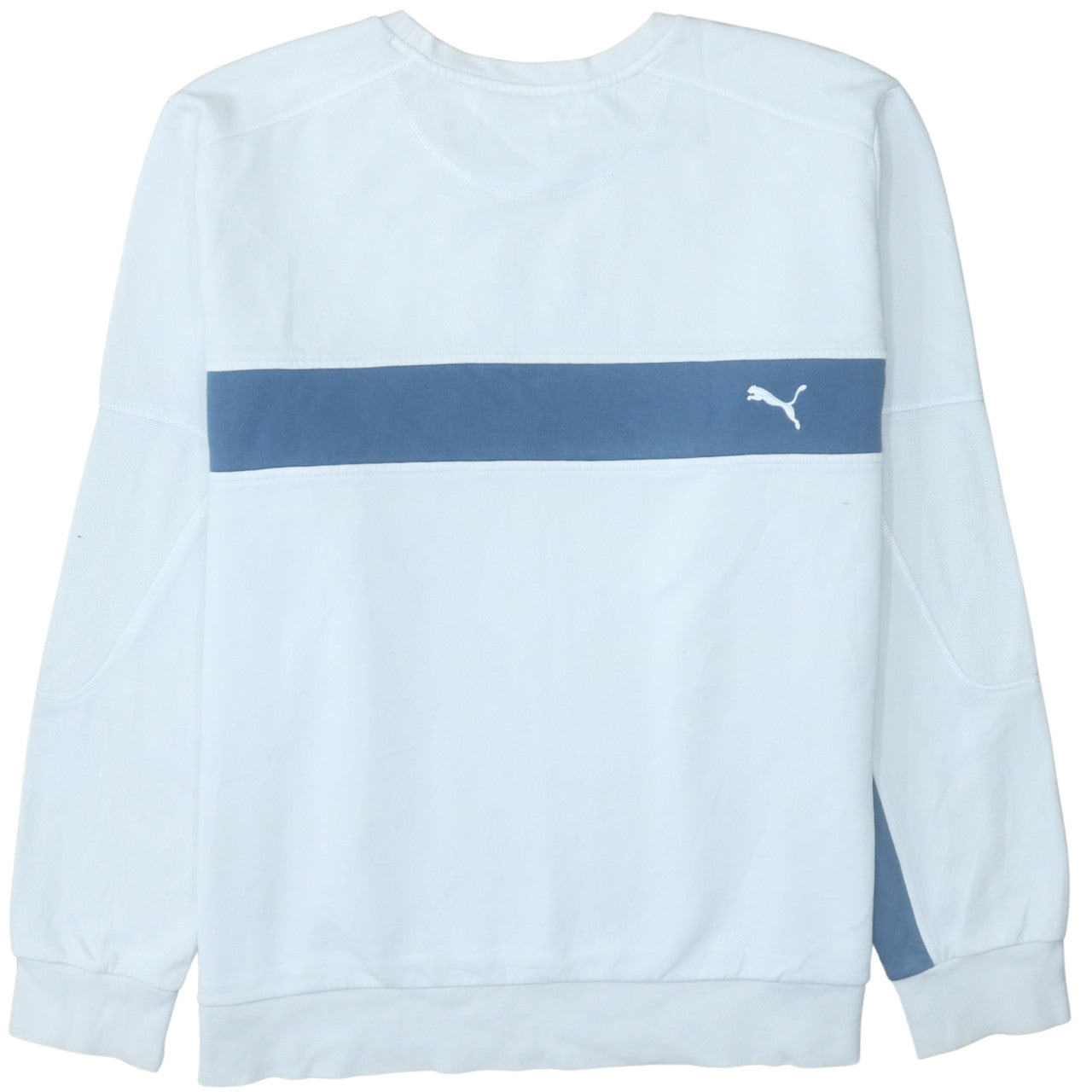 Mens UK Size 2XL Puma White Pullover Sweatshirt