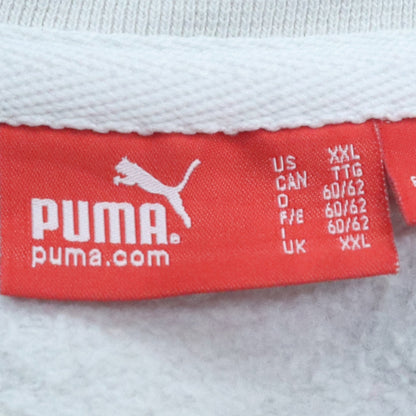 Mens UK Size 2XL Puma White Pullover Sweatshirt