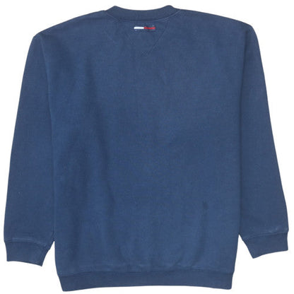 Womens UK Size L Tommy Hilfiger Blue Pullover Sweatshirt