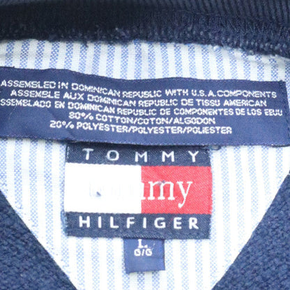 Womens UK Size L Tommy Hilfiger Blue Pullover Sweatshirt