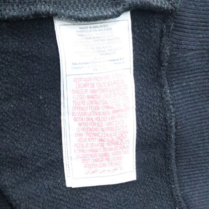 Mens UK Size L Nike Black Henley Hoodie
