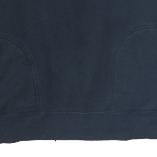 Mens UK Size L Nike Black Henley Hoodie