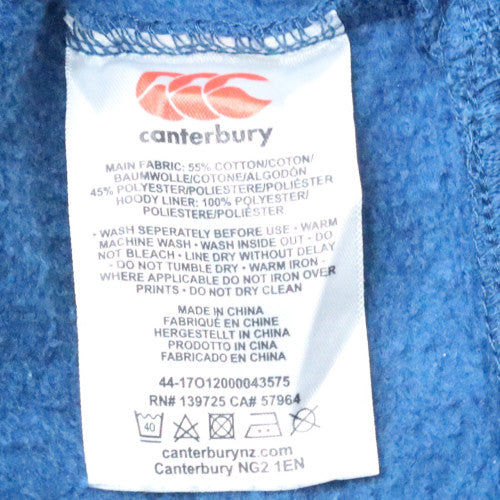 Mens UK Size S Canterbury Blue Pullover Hoodie