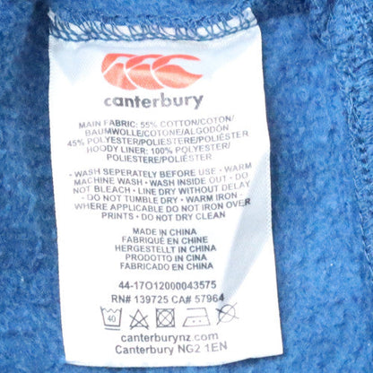 Mens UK Size S Canterbury Blue Pullover Hoodie