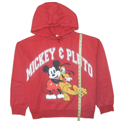 Womens UK Size XL Disney Red Pullover Hoodie