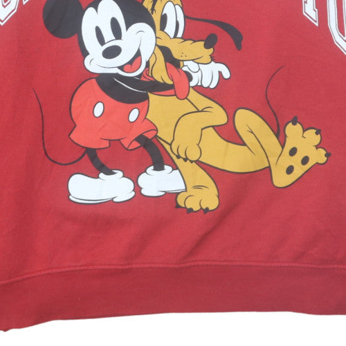 Womens UK Size XL Disney Red Pullover Hoodie
