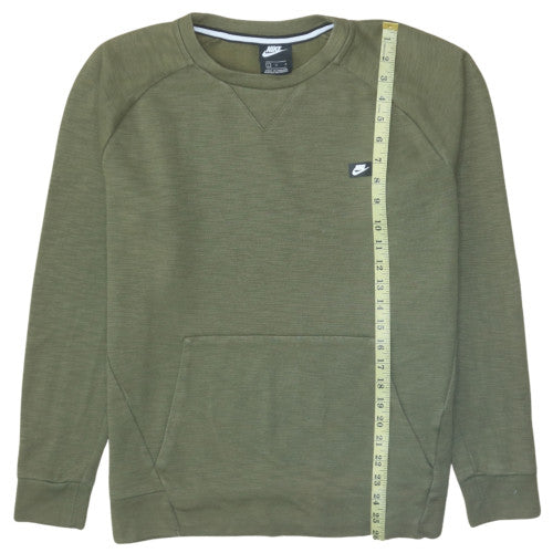 Mens UK Size L Nike Green Pullover Sweatshirt