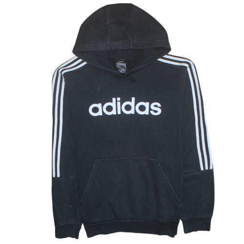 Mens UK Size XL adidas Black Pullover Hoodie