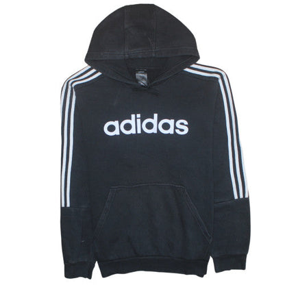 Mens UK Size XL adidas Black Pullover Hoodie