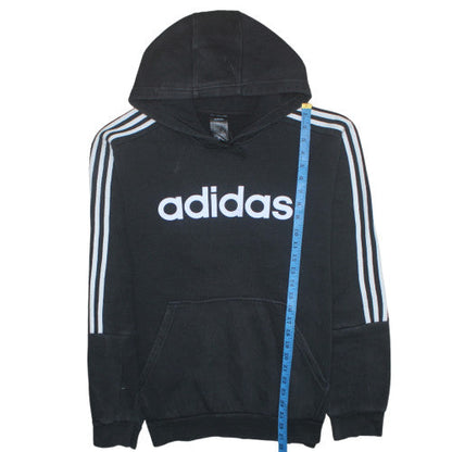 Mens UK Size XL adidas Black Pullover Hoodie