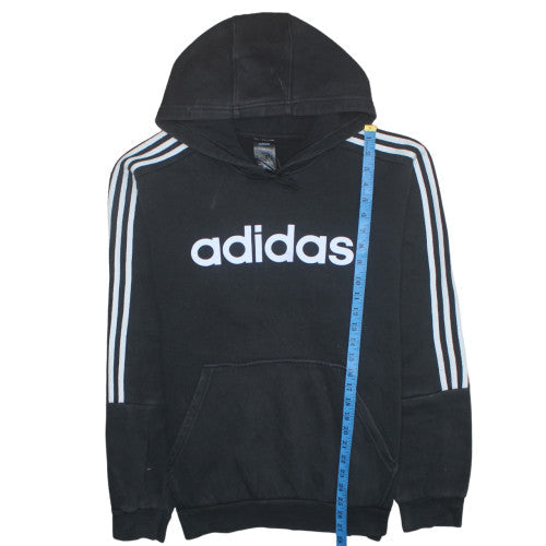 Mens UK Size XL adidas Black Pullover Hoodie