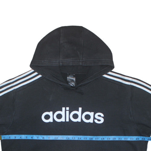 Mens UK Size XL adidas Black Pullover Hoodie