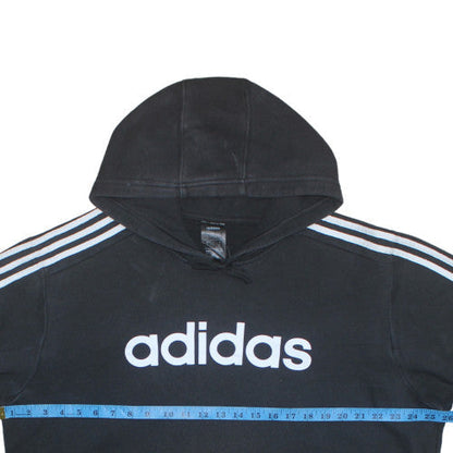Mens UK Size XL adidas Black Pullover Hoodie