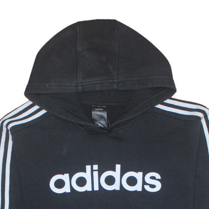 Mens UK Size XL adidas Black Pullover Hoodie